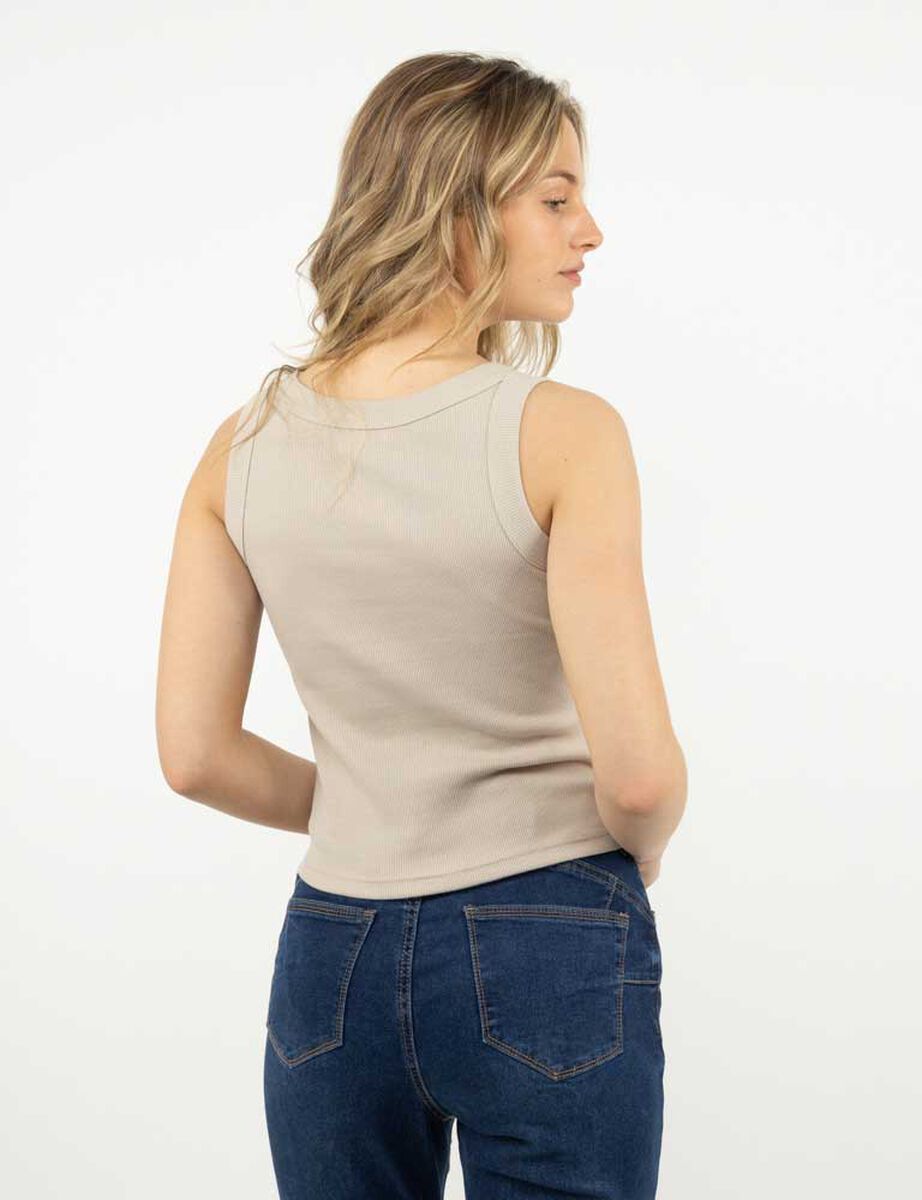 Polera Sin Mangas Mujer Icono