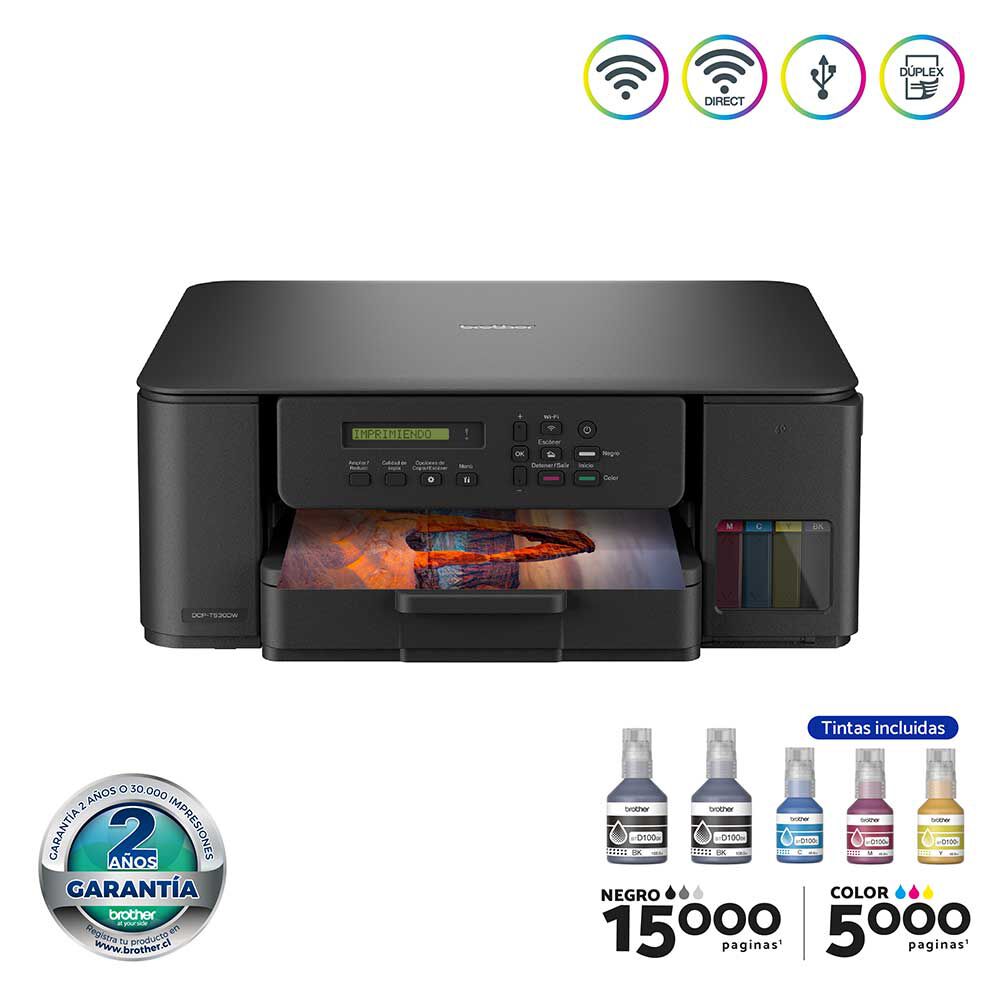 Multifuncional Brother Tinta Continua DCPT530DW Wifi y Dúplex