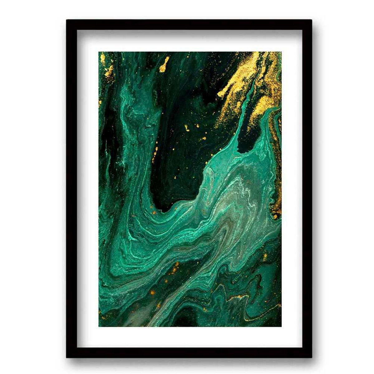 Cuadro Decorativo Retela Marmol Verde 50 x 35 cm