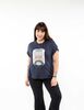Polera Con Estampado Manga Corta Mujer Extralindas