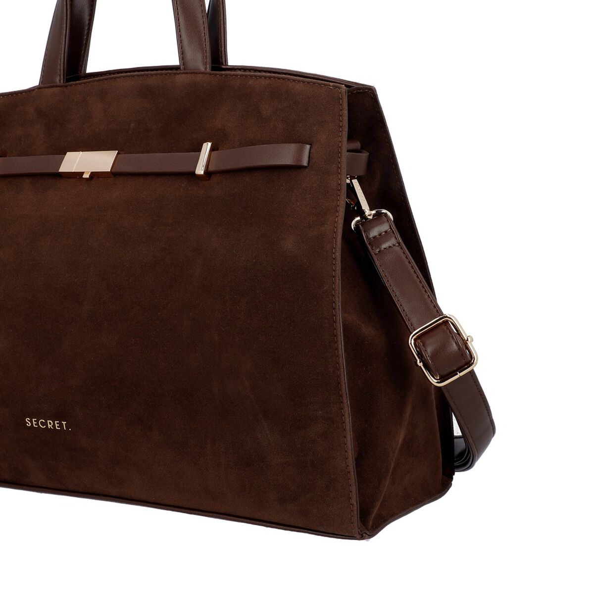Cartera Tote Secret Etiopia SC7 Mediana Caf&eacute;