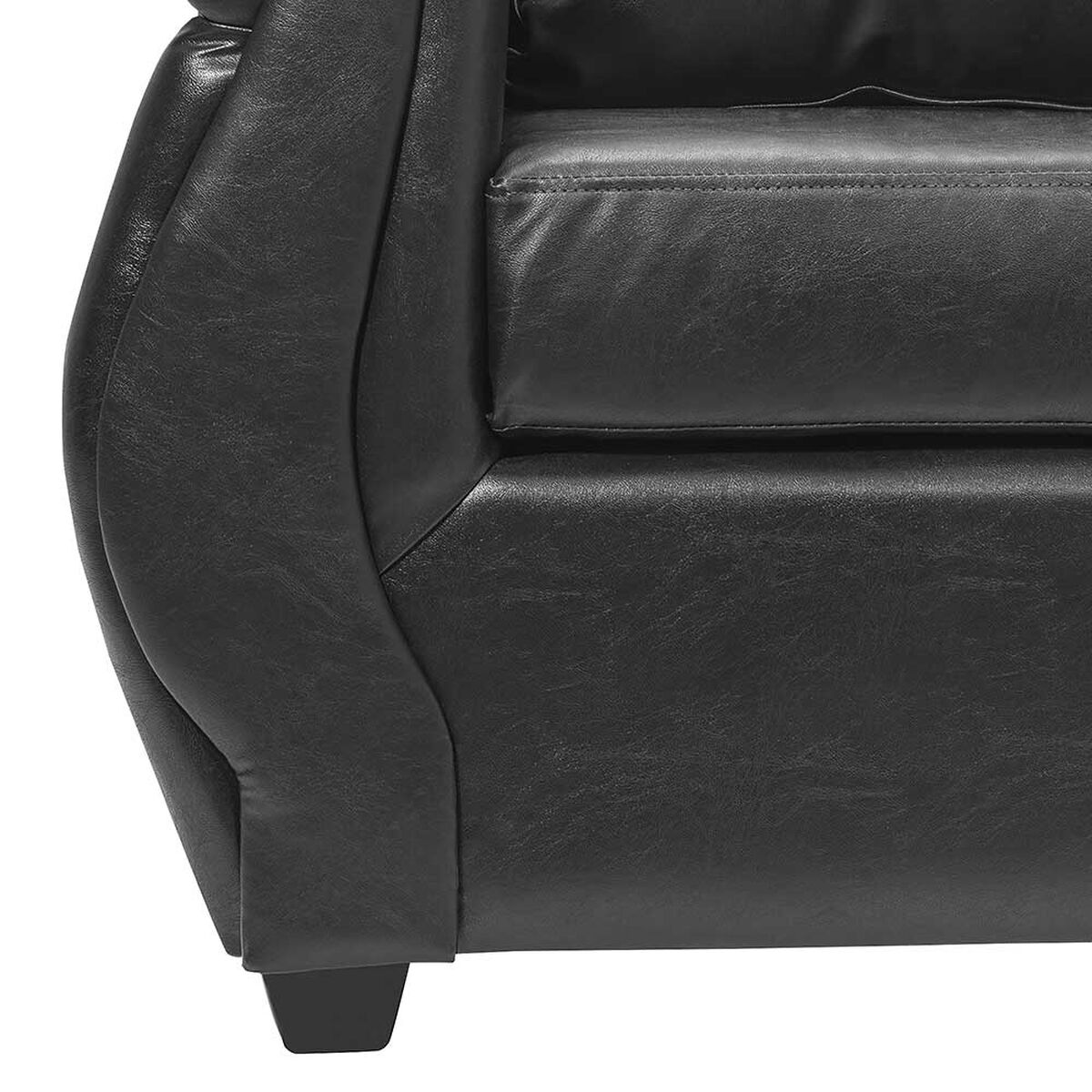Sofá Seccional Innovamuebles Azucena 5 Cuerpos Negro 
