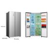 Refrigerador Side By Side Hisense RS3P558NECF 531 lts.