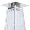 Estufa a Gas Exterior Terraza Klyma Obelisk LW Negra 1,8 mts.