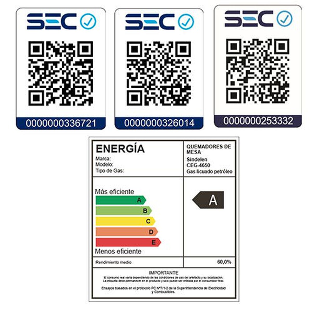 Horno Empotrable Eléctrico Sindelen HE-7220RNG 57 lts.
