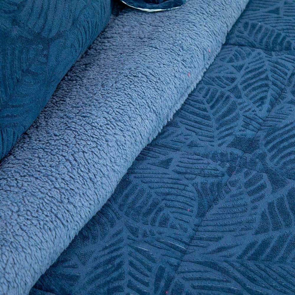 Cubrecama Doral 2 Plazas Azul Outboss Sherpa