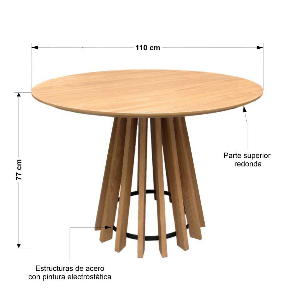 Mesa de Comedor Amuv Redonda
