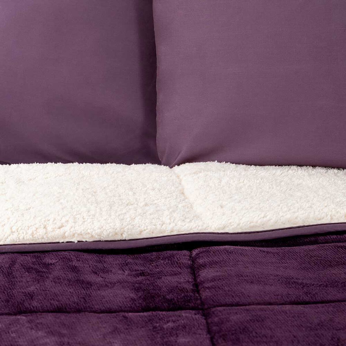 Plumón Flannel Sherpa Casanova 2 Plazas Mora