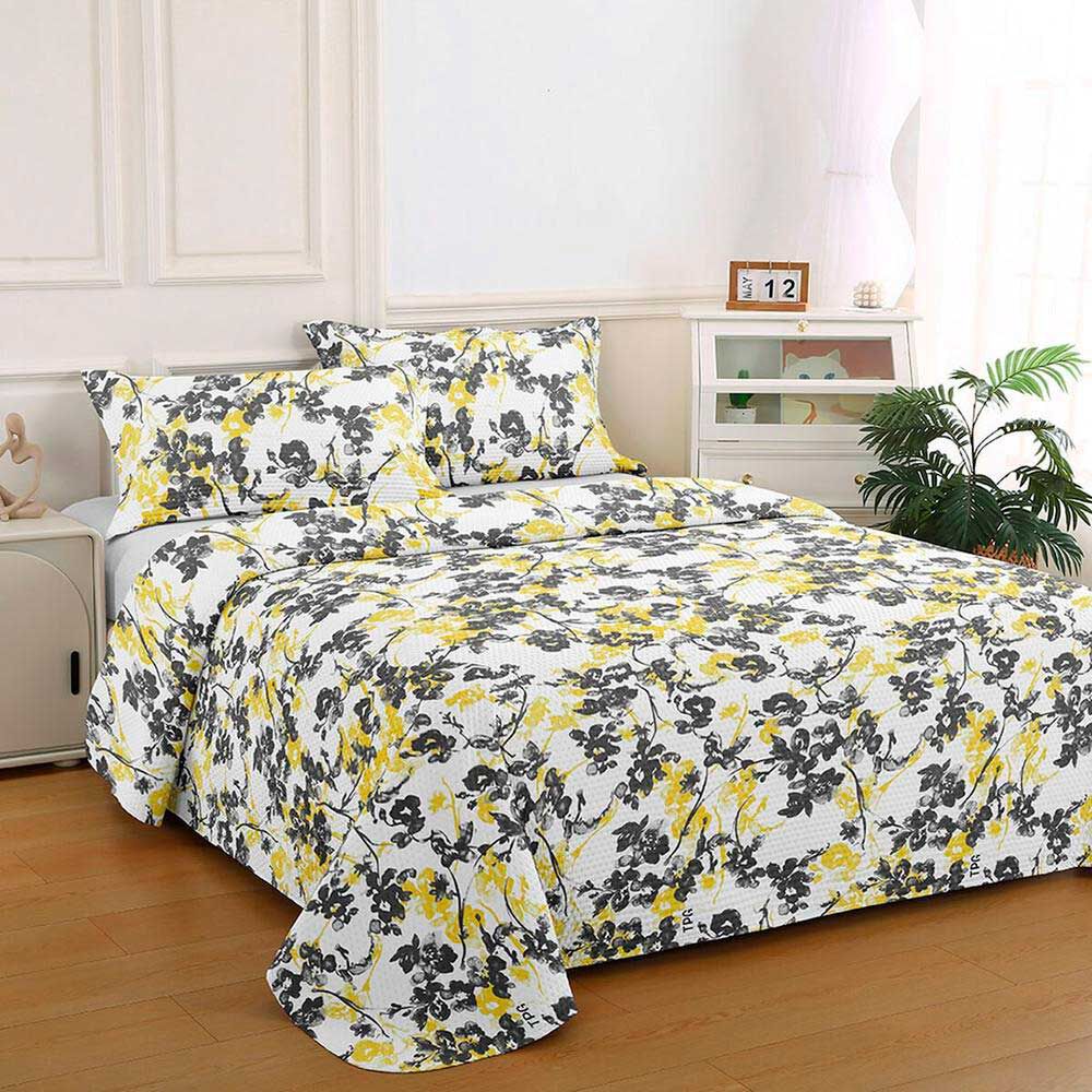 Quilt Illusions King Amarillo Bruselas