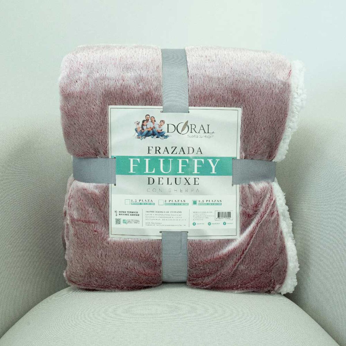 Frazada Doral King Fluffly Sherpa D1
