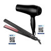 Combo Secador de Pelo Gama Mistral STD + Alisador Gama Elegance Bella STD