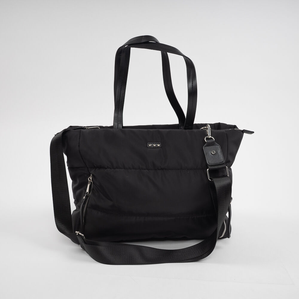Cartera Tote Negro Mujer Icono