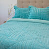 Cubrecama Doral King Turquesa Senses