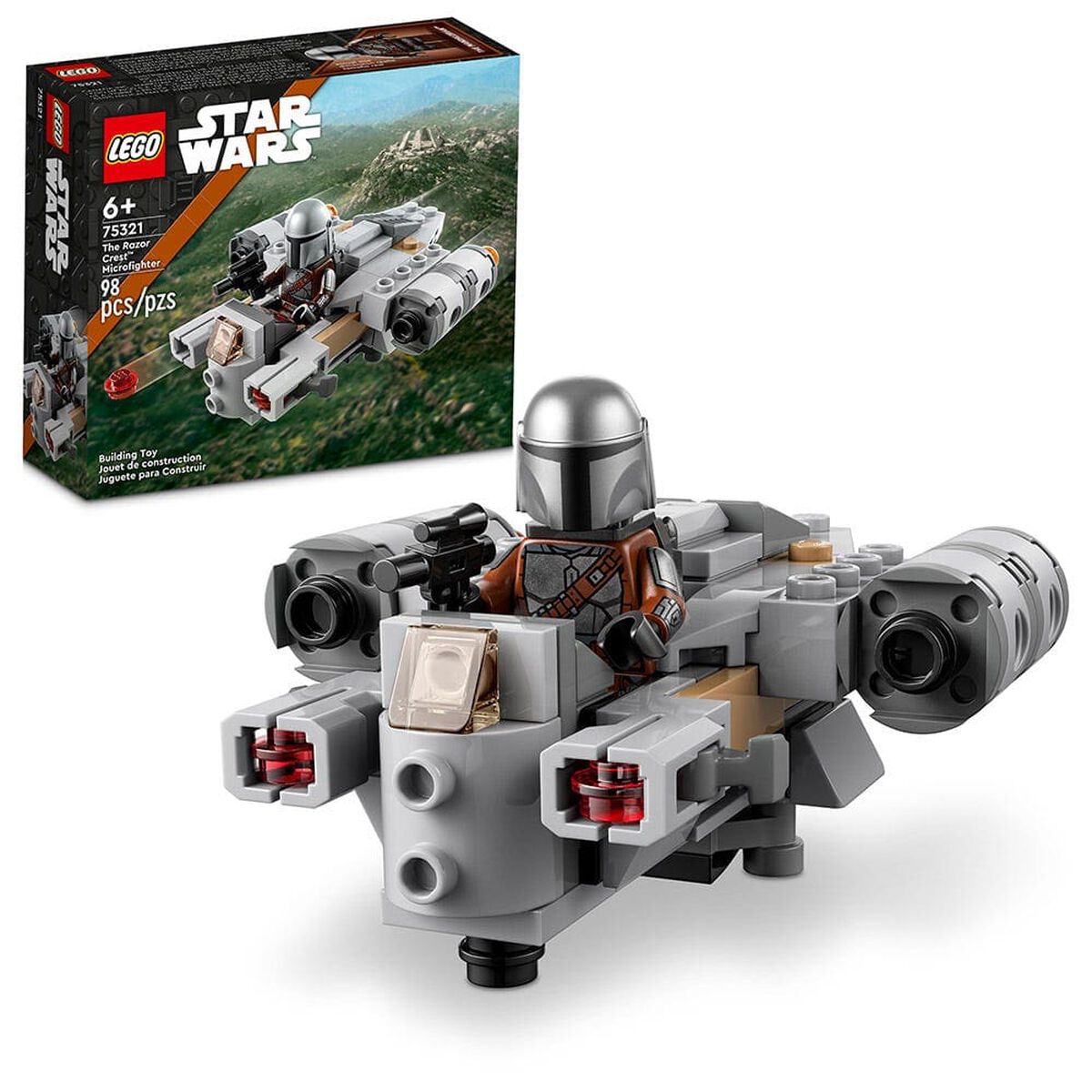 Bloques Lego Microfighter: The Razor Crest 98 Piezas Star Wars