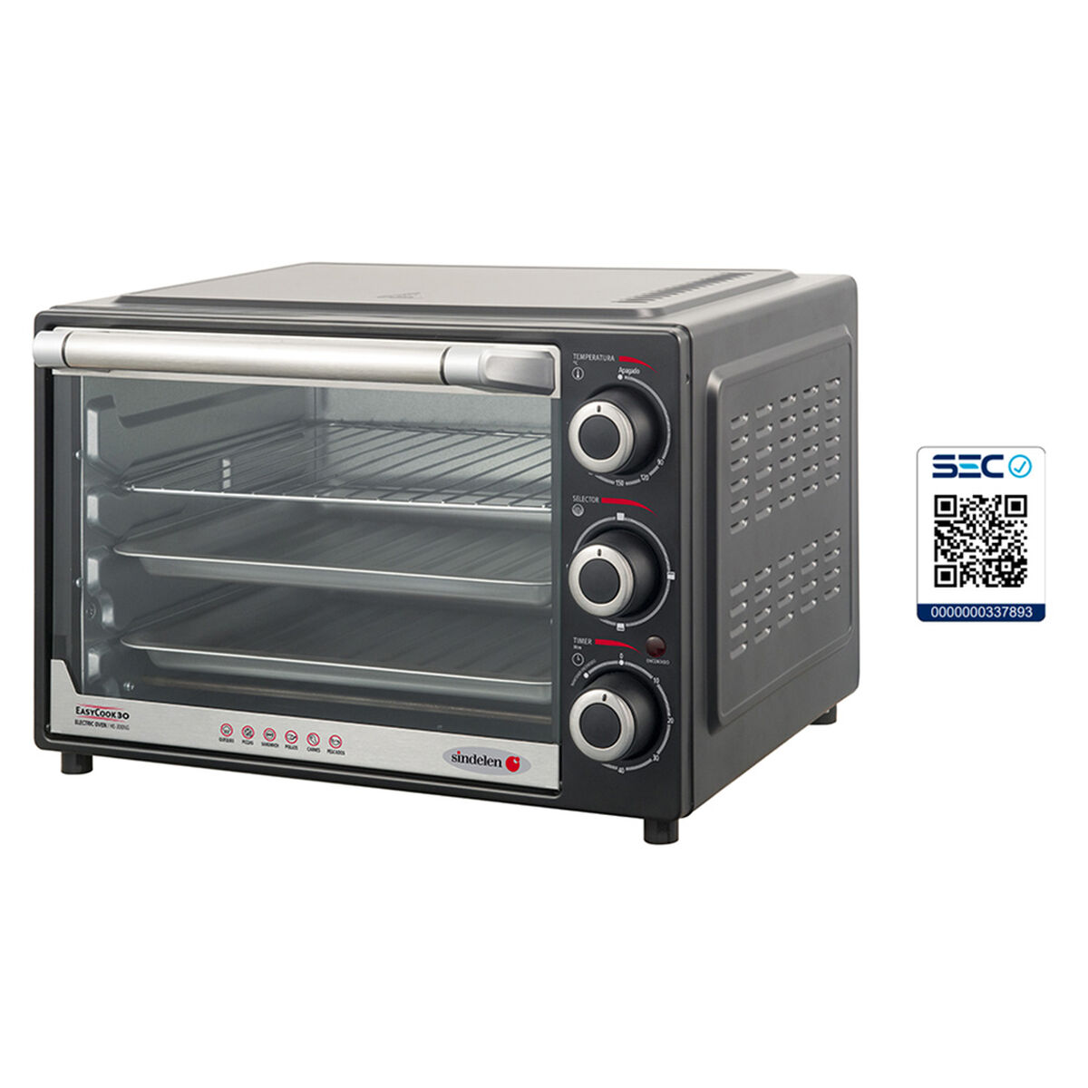 Horno Eléctrico Sindelen HE-300NG 30 lts.
