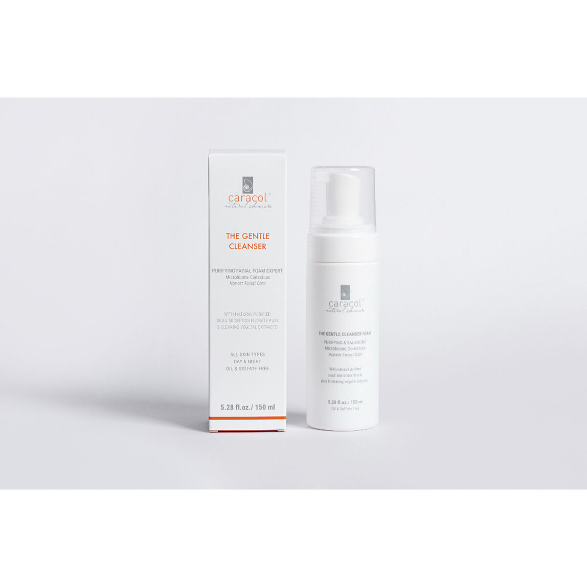 Espuma Mousse de Limpieza Facial Caracol Natural 150 ml