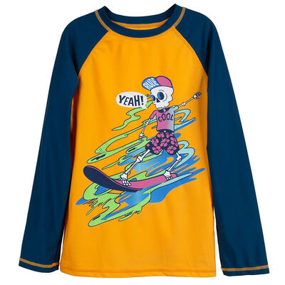 Traje de Baño Polera UV Niño Chess