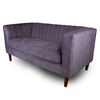 Sof&aacute; Tela Velvet Latam Home Sorrento 2 Cuerpos