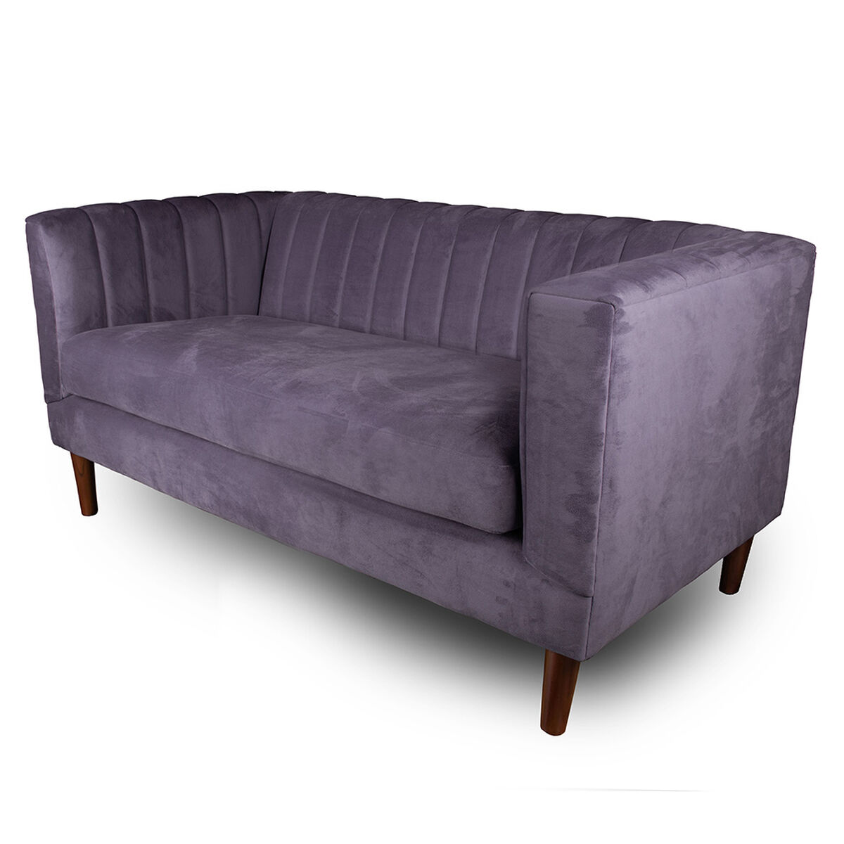 Sof&aacute; Tela Velvet Latam Home Sorrento 2 Cuerpos