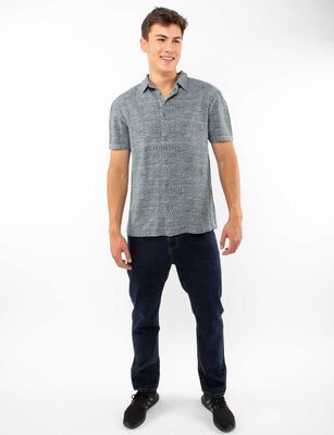 Imagen 2 del producto Camisa Lino Manga Corta Hombre Fiorucci Gris-As-Os, Navy