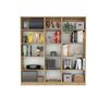2 Estantes 62 cm + Estante 45 cm TuHome Home Macadamia