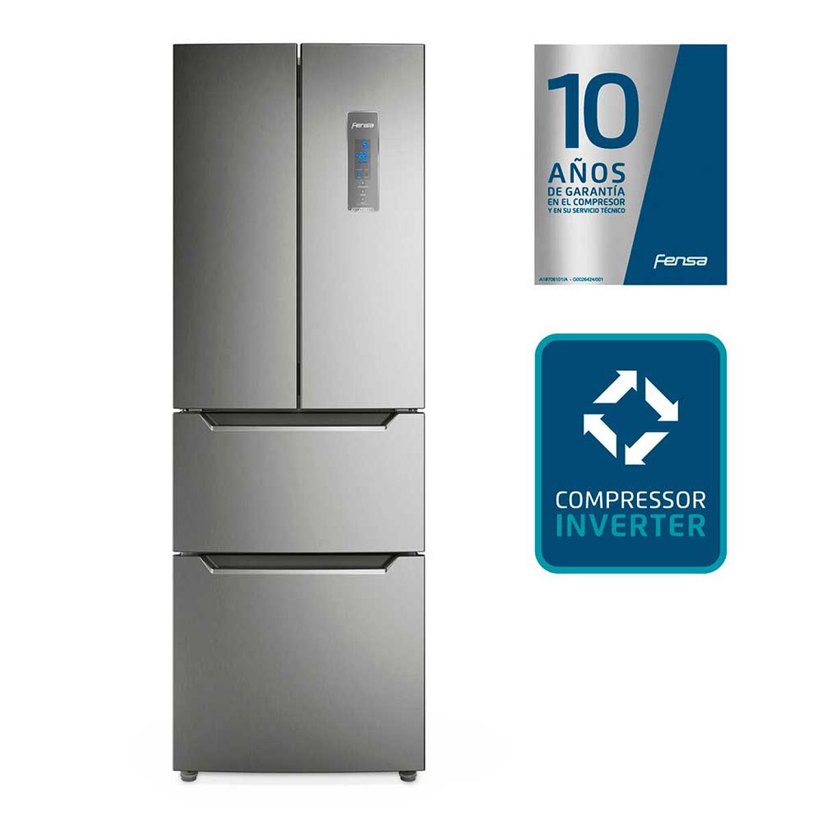 Refrigerador No Frost Fensa DM64S 298 lts.