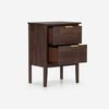 Velador Rosen Soho 2 Cajones Chocolate
