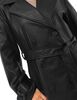 Abrigo Trench Ecocuero Mujer Icono