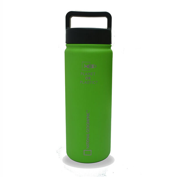 Botella Metálica National Geographic 500ml Verde