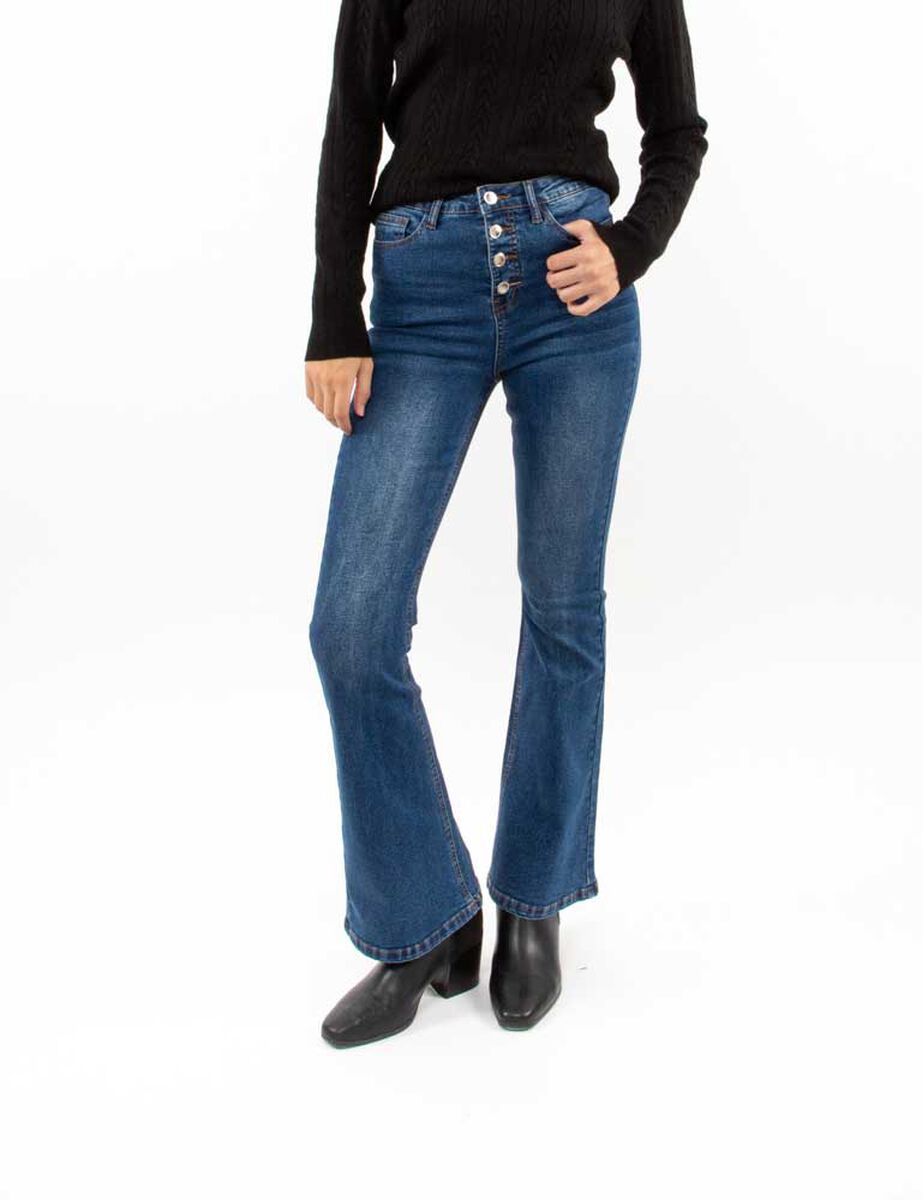 Jeans Flare Mujer Zibel