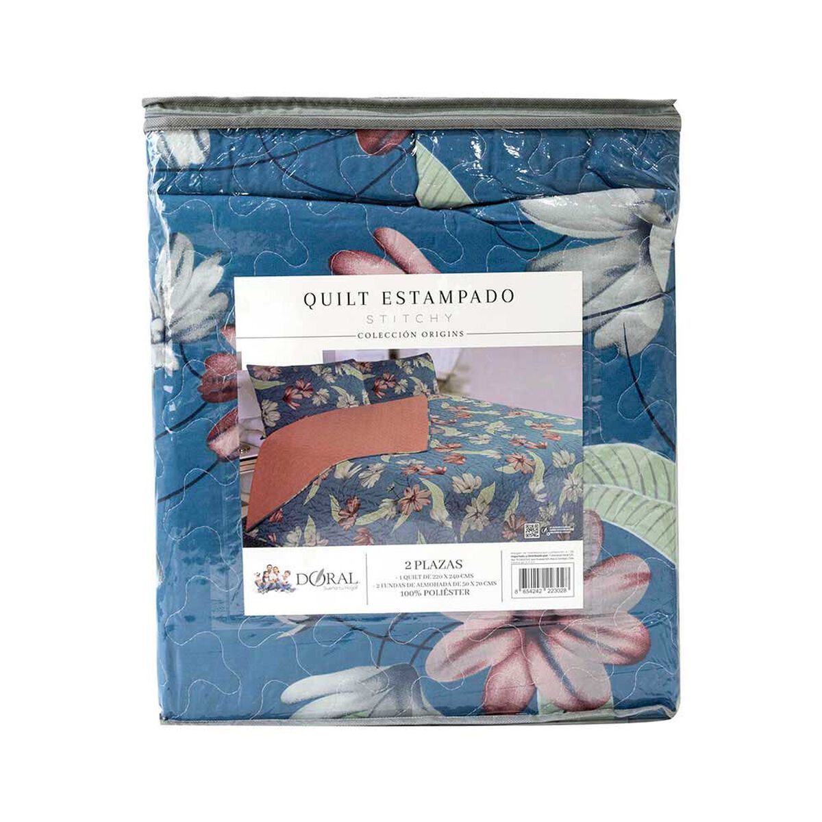 Quilt Doral 2 Plazas Origins Dise&ntilde;os D2