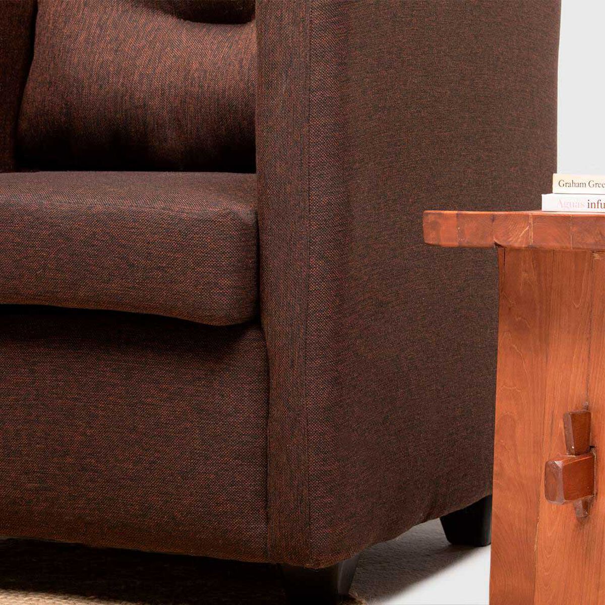 Poltrona Cabsur Caburga Tela Chocolate