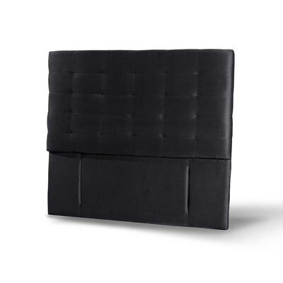 Imagen 2 del producto Respaldo Latam Home 2 Plazas Napoles Tela Velvet Negro