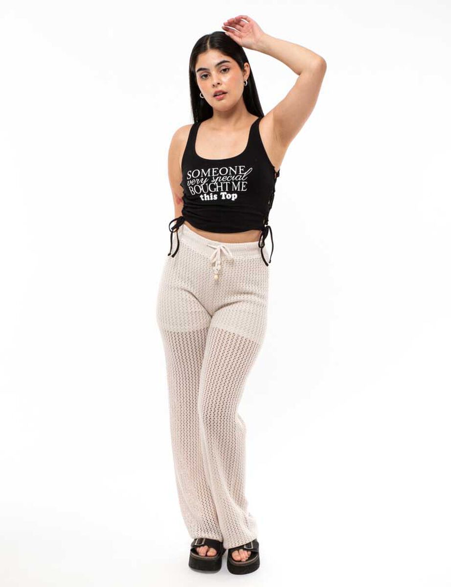 Pantalón Crochet Mujer Icono