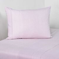 Juego de Sábanas Elements & Co 1.5 Plazas 144 Hilos Stripe Mauve