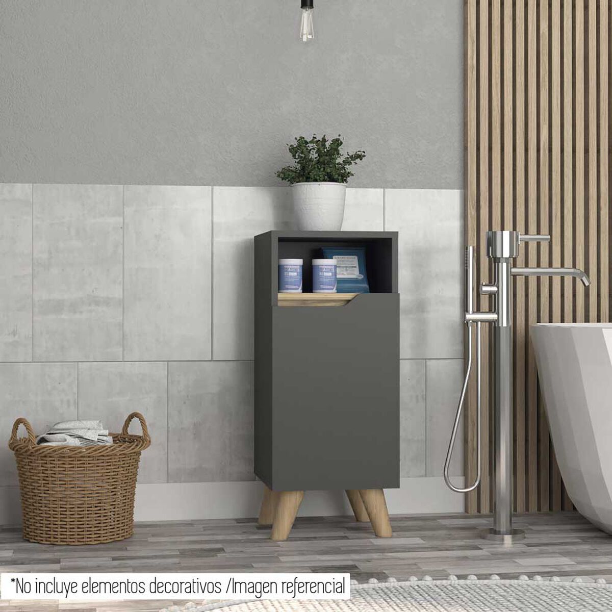 Optimizador de Baño TuHome Laurent 1 Puerta Duna
