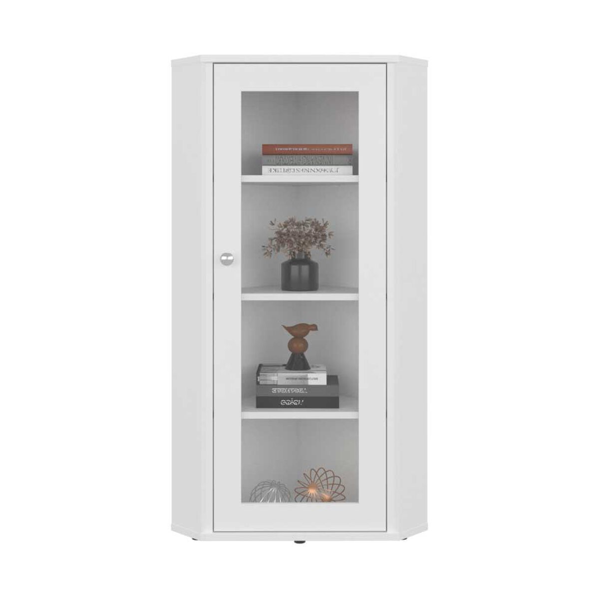 Vitrina Tuhome Genova 1 Puerta Blanco