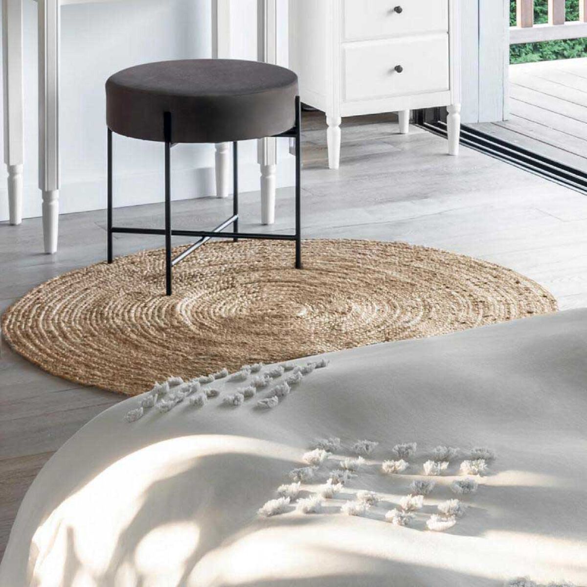 Alfombra Atmosphera Yute Redonda 120cm