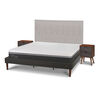 Cama Europea CIC King Ortopedic Advance + Respaldo Tigris + 2 Veladores