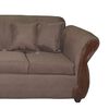 Juego de Living Diseño A&M Home Marco Sofá 3 Cuerpos + 2 Sillones 1 Cuerpo Chocolate