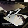 Soporter de Escritorio Levo Alzador Notebook Plegable Gris