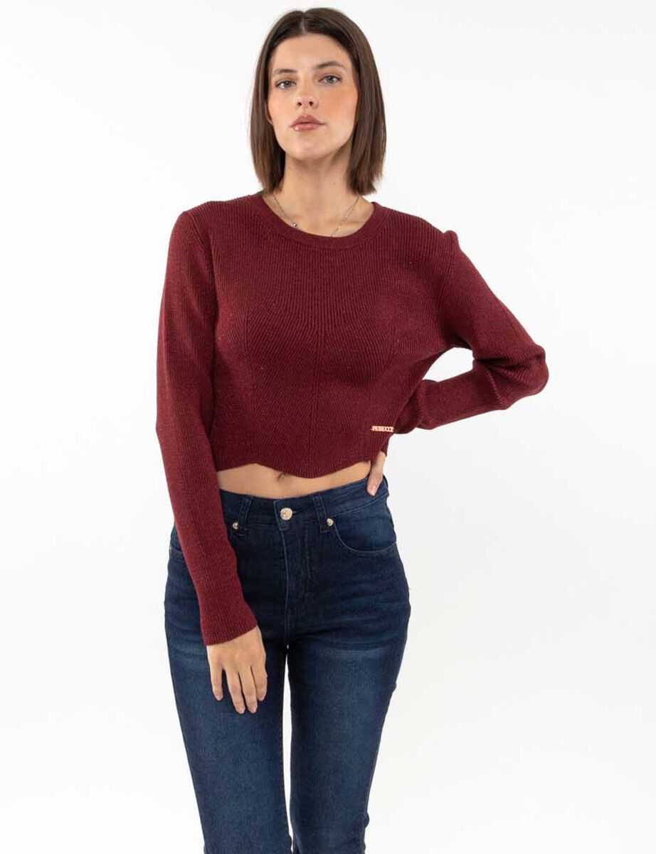Sweater Crop Mujer Fiorucci