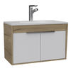 Botiquín + Mueble Lavamanos Flotante TuHome Bath 300