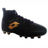 Zapato de Fútbol Cadete Lotto Solista Sock FG BK/GO Jr