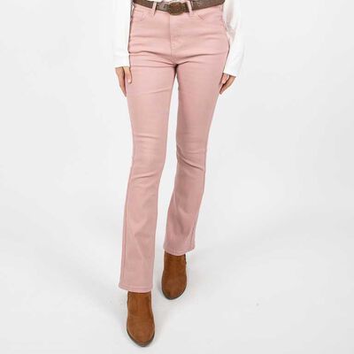 Jeans Straight Mujer Alma Morado, Negro