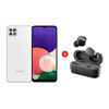 Combo Celular Samsung Galaxy A22 5G 128GB 6,6" Blanco Liberado + Audífonos Bluetooth Skullcandy Jib True Negros