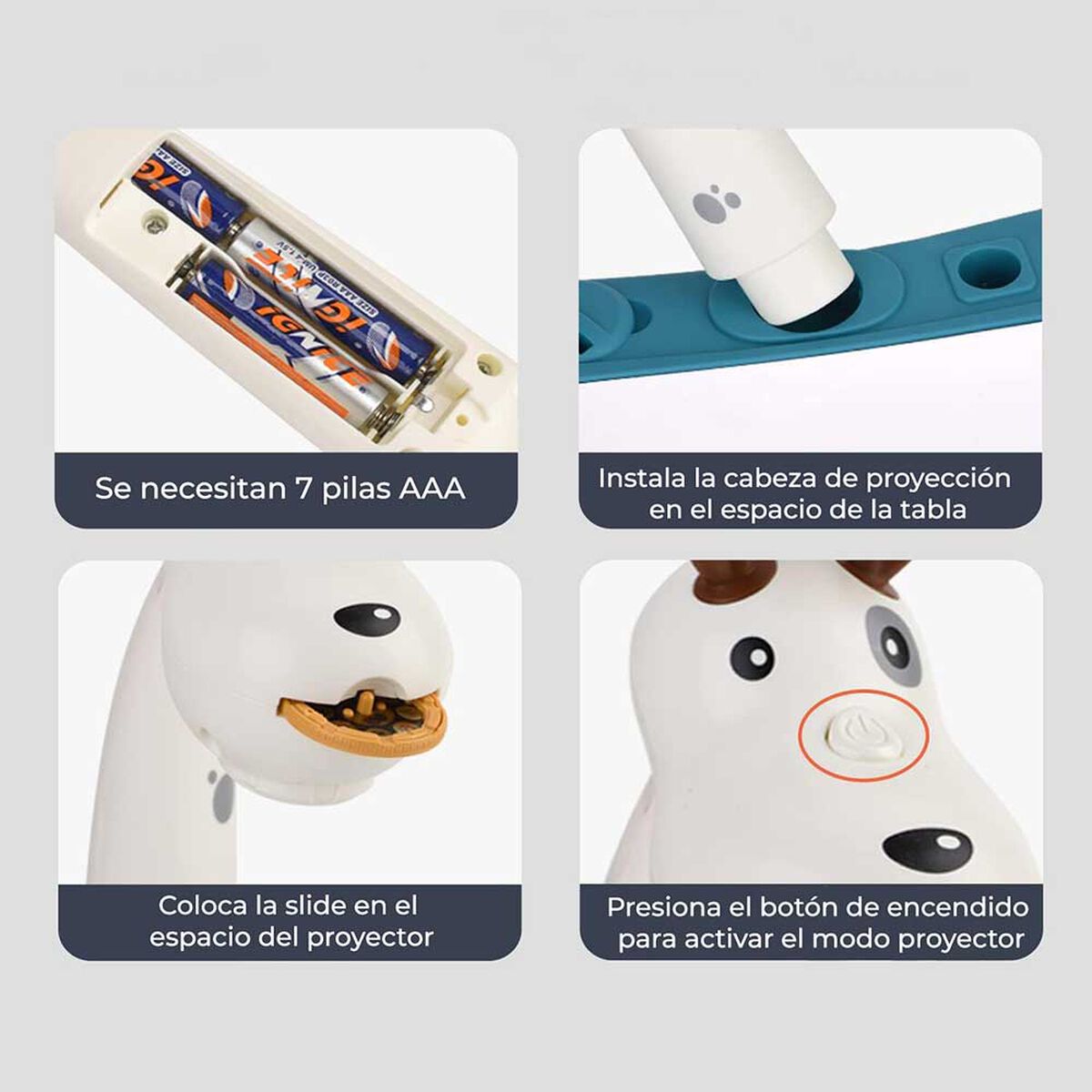 Proyector De Dibujo Perro Bebesit