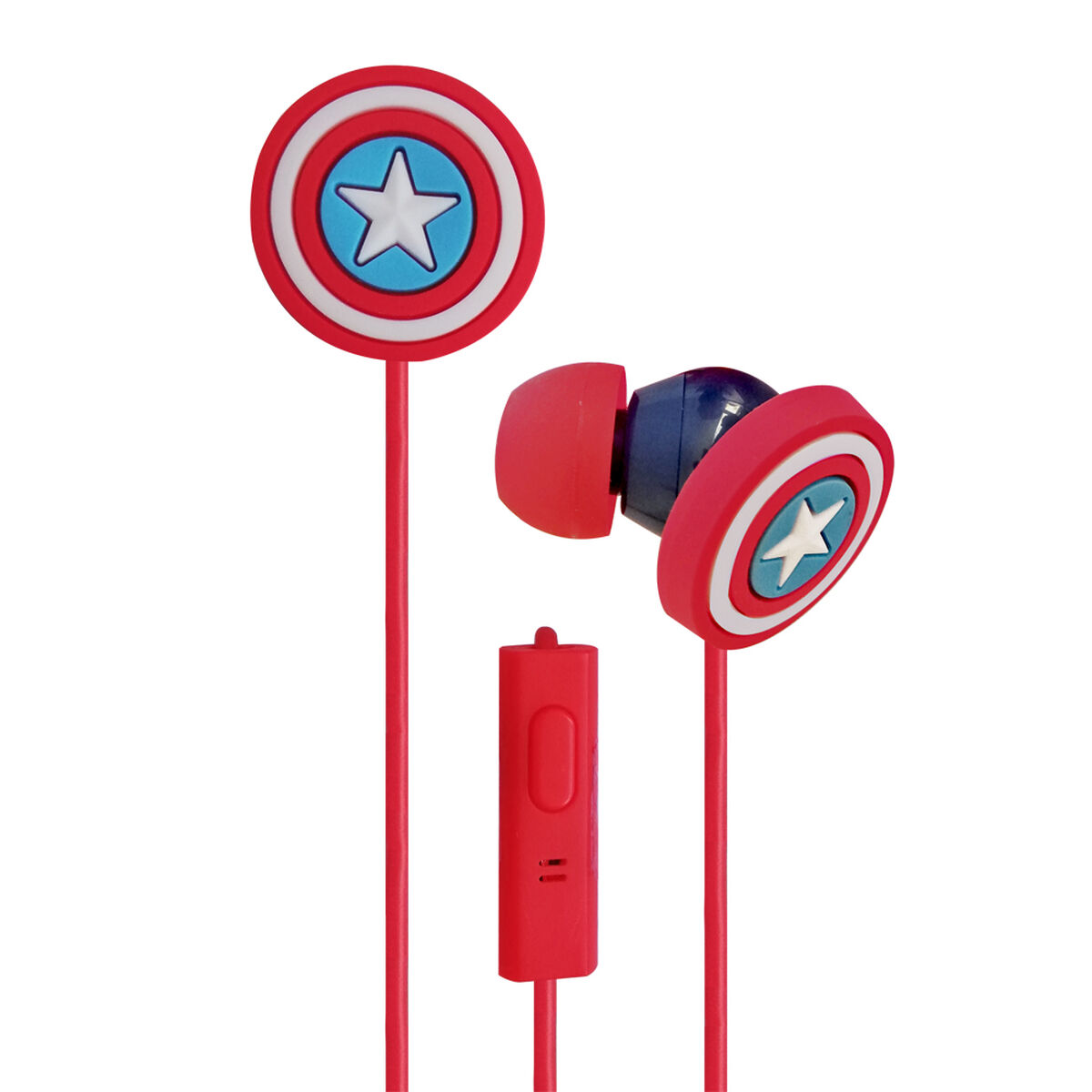 Aud&iacute;fonos In Ear Capit&aacute;n Am&eacute;rica Marvel
