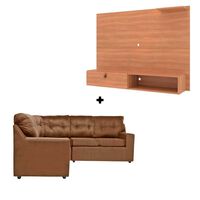 Panel TV Almore Italia Freijo y Café Hasta 50"" + Seccional