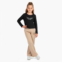 Pantalón Buzo Niña Mila Beige, Lila, Negro, Rojo